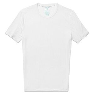 Tommy John Second Skin Crew Neck Stay-Tucked Undershirt – White
